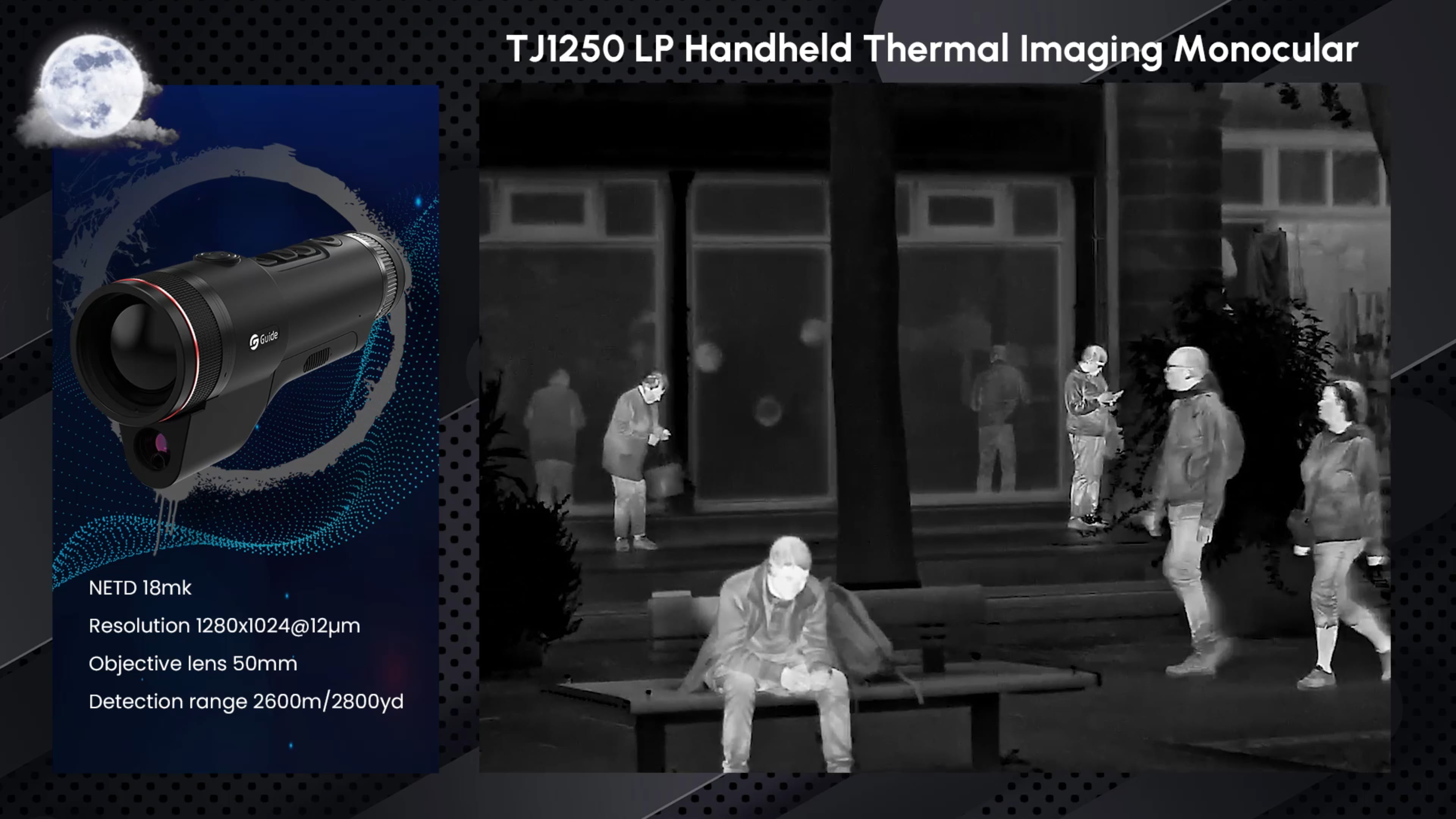 Imagens térmicas | Guia do monocular térmico TJ1250LP para utilização no exterior