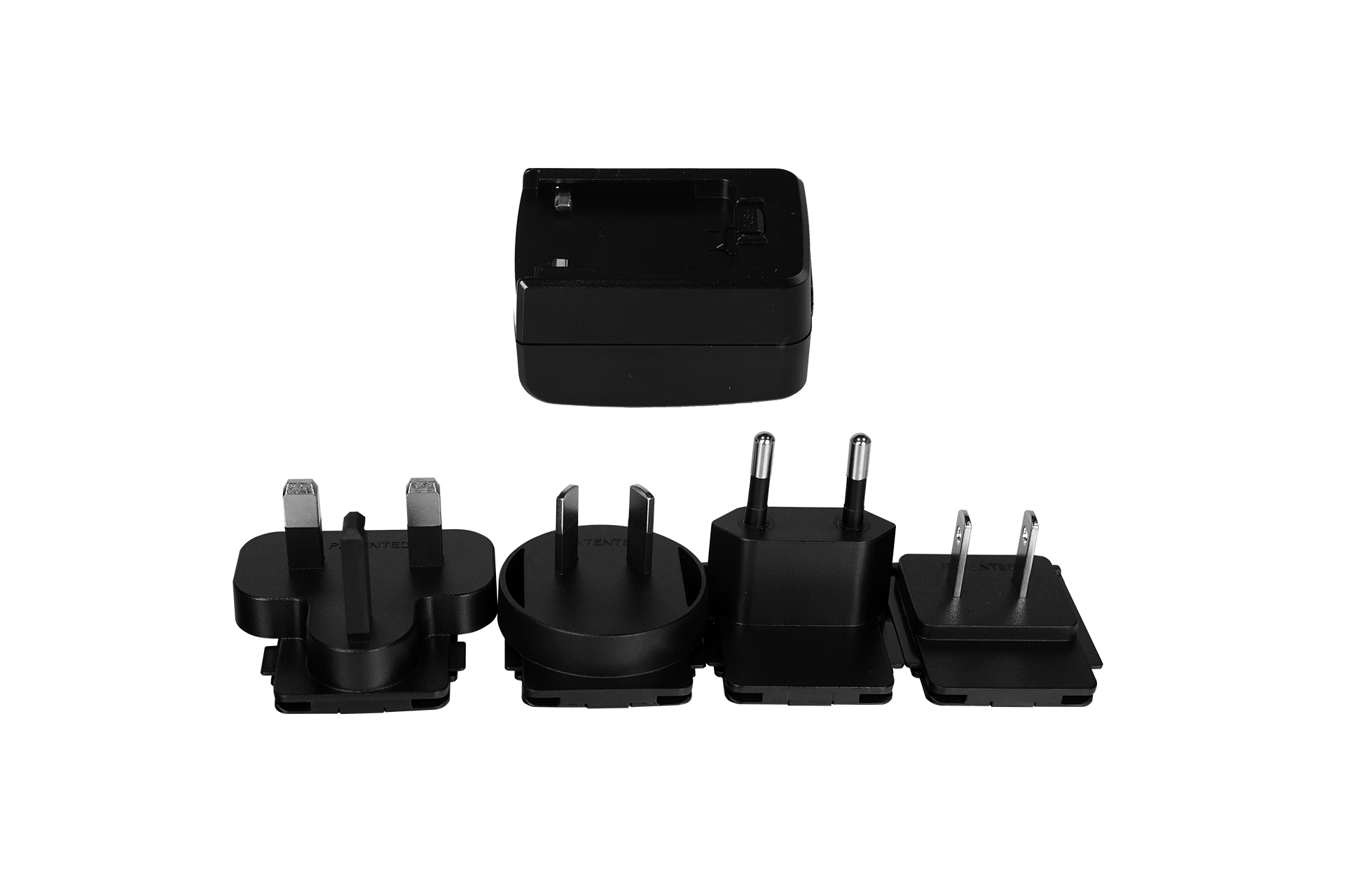 Adaptador de 5 V e 2 A e fichas – Versão internacional