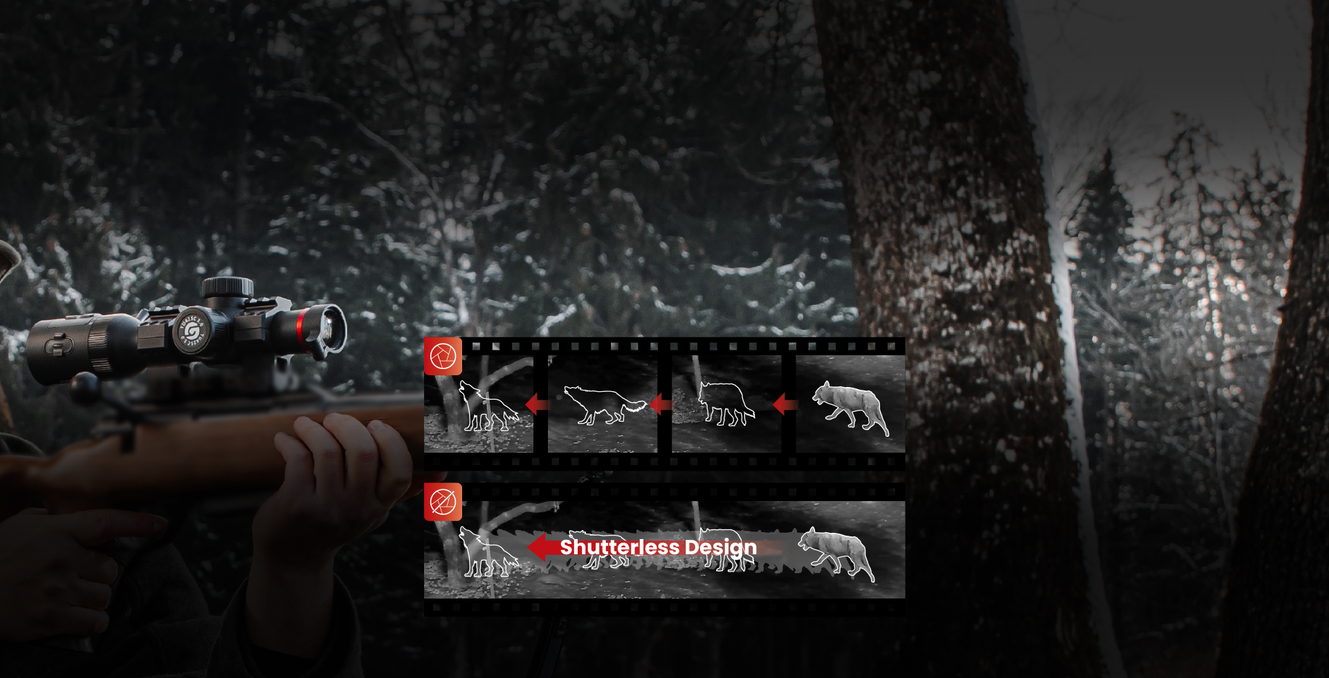 Design sem obturador <br>Imagens ininterruptas